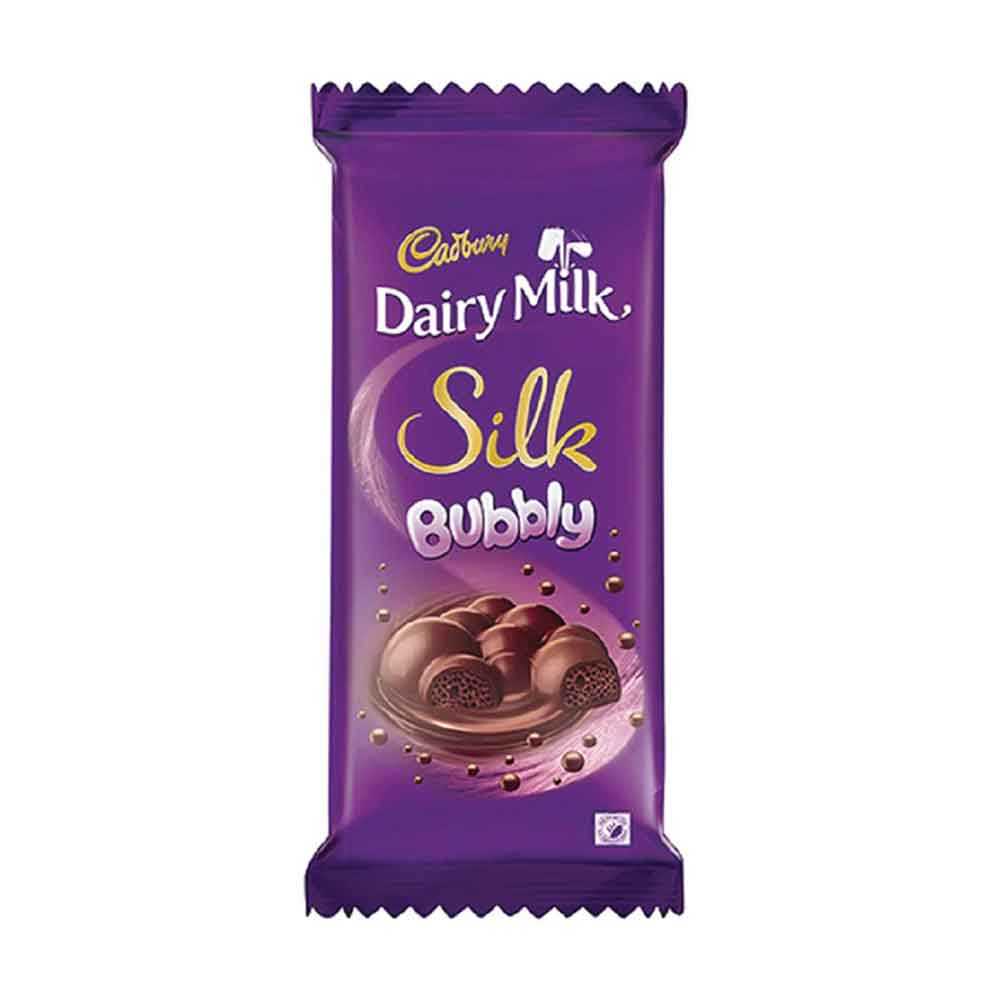 Cadbury Dairy Milk Bubbly Chocolate Bar - 120 gm